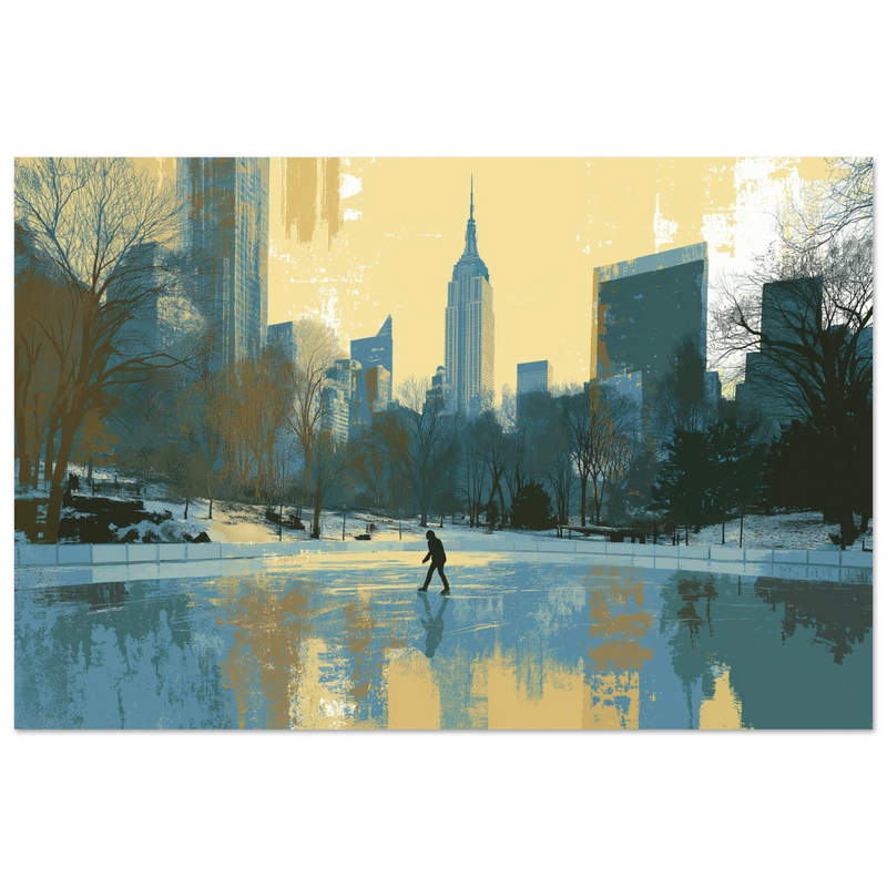 Glisse sur Wollman Rink - œuvre