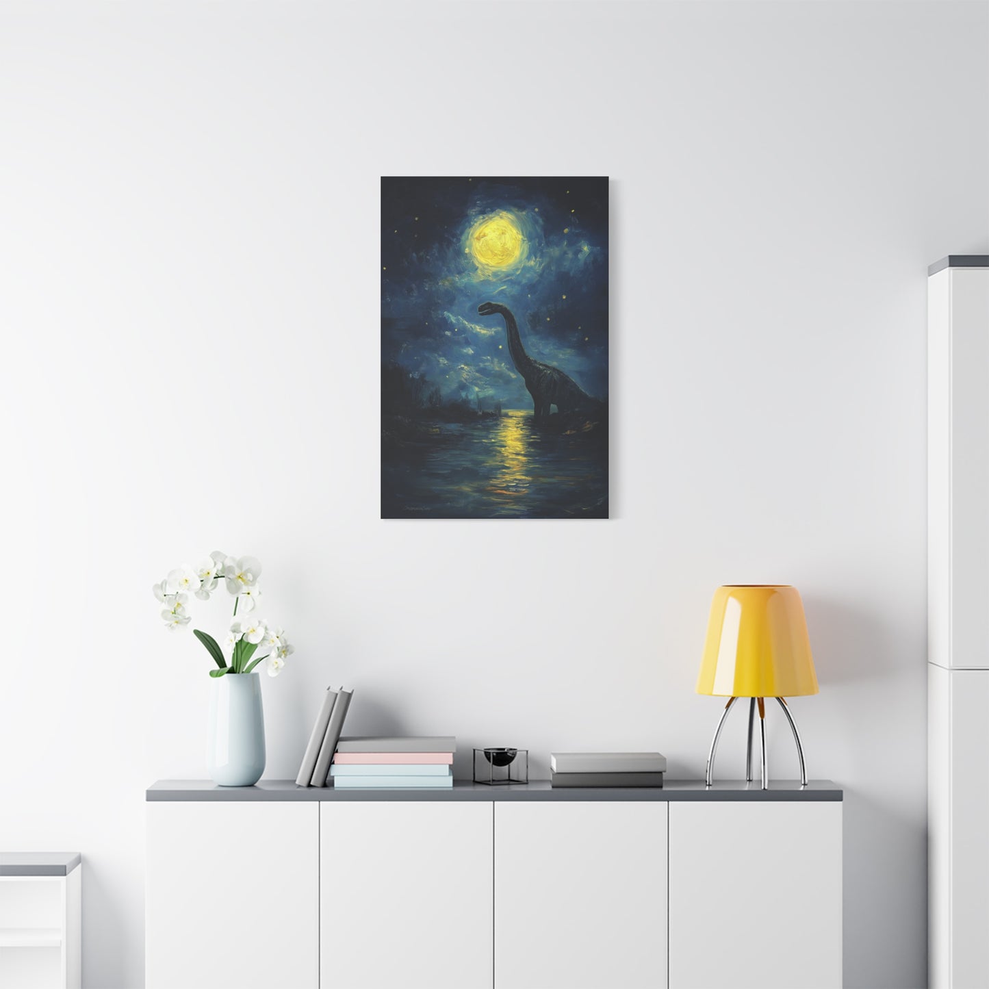 Sous la Lune, le Géant Éveille sa Nuit