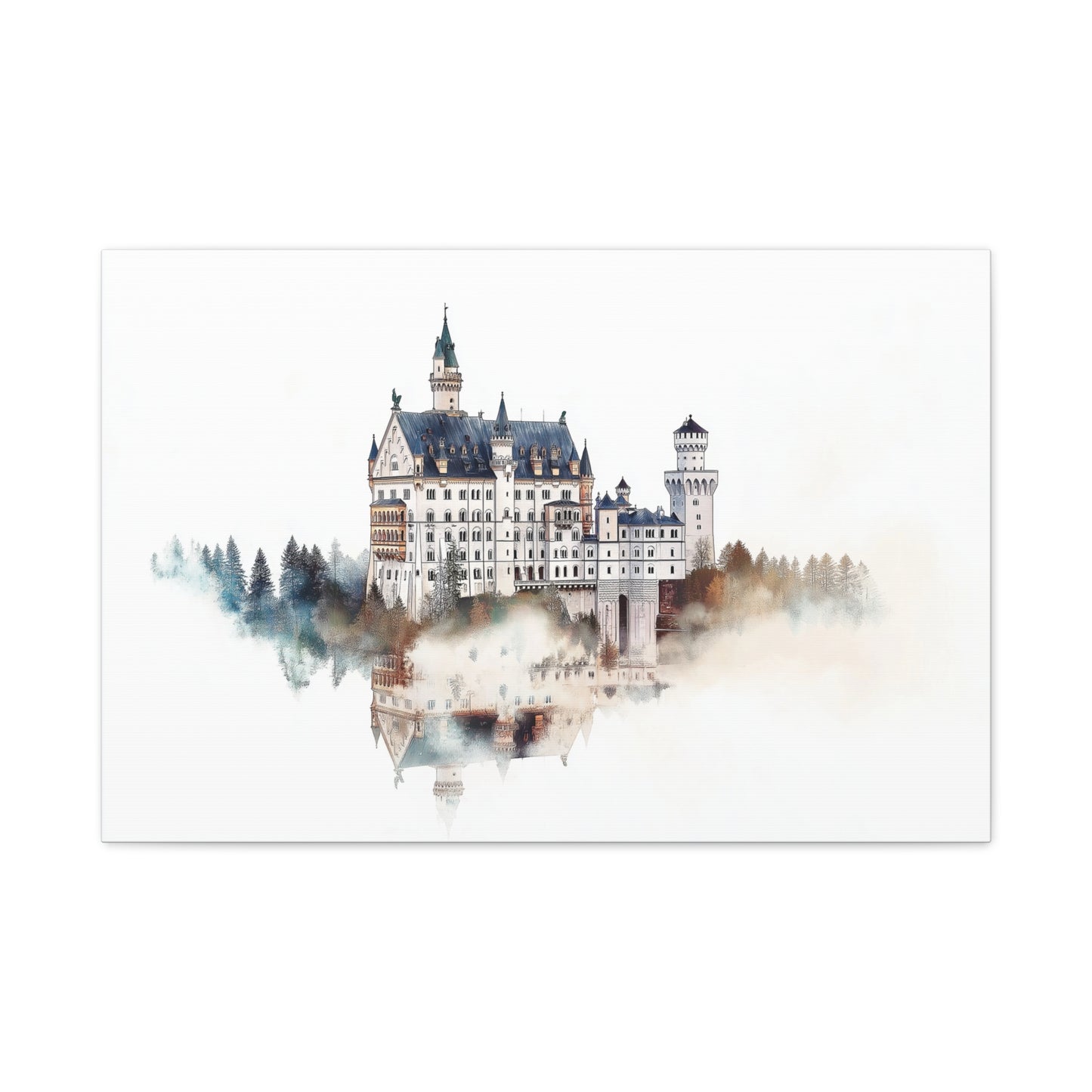 Château de Neuschwanstein au Coeur des Nuages