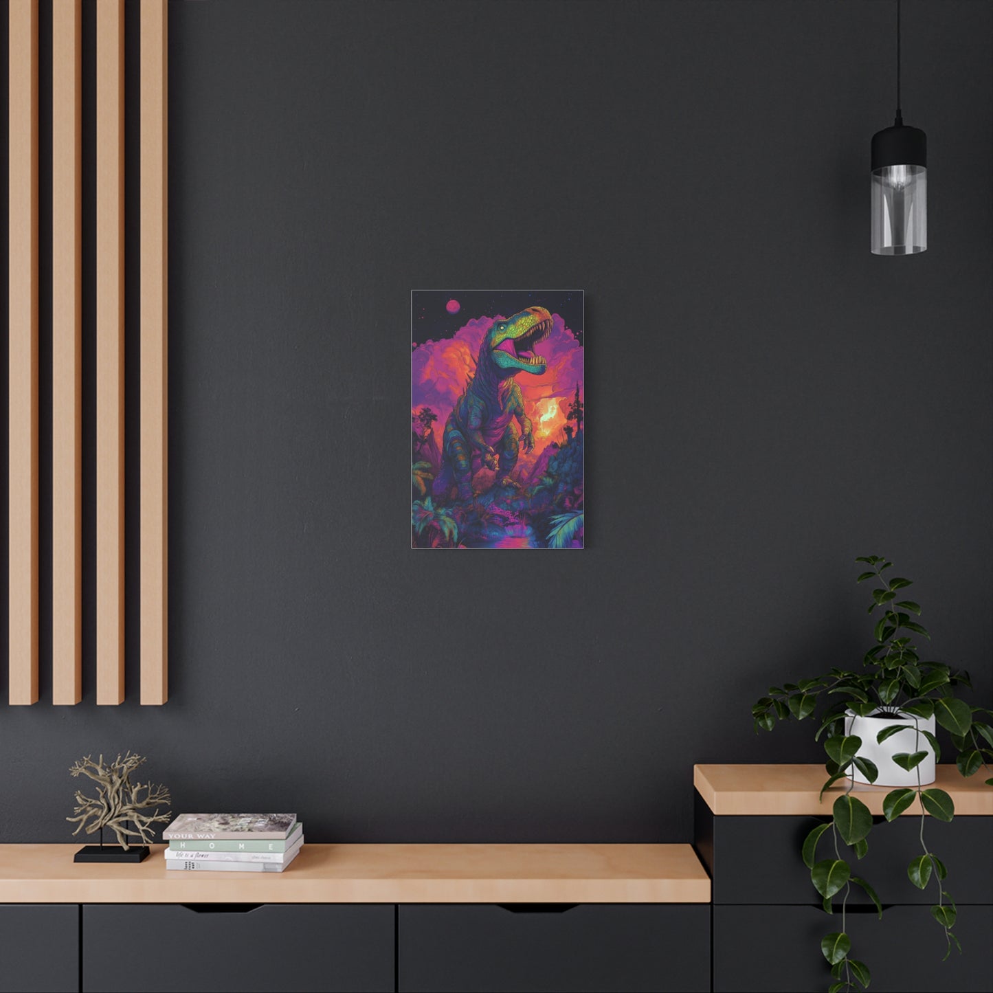 Dino Sunrise: Explosion de Couleurs!