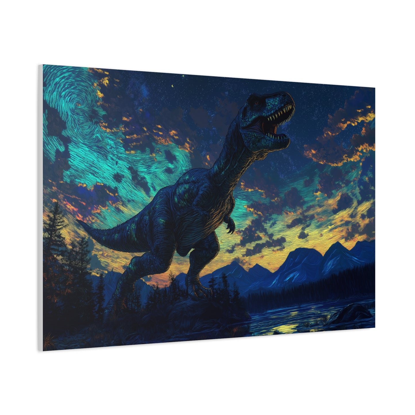 Éveil Majestueux du T-Rex Crépusculaire