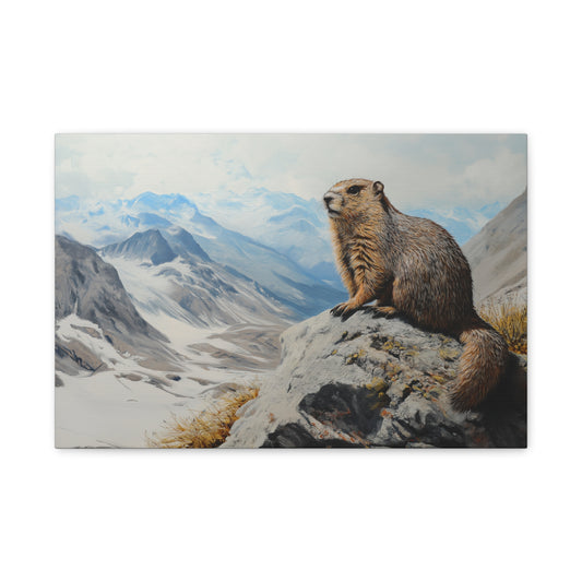 Marmotte Majestueuse des Sommets Alpins