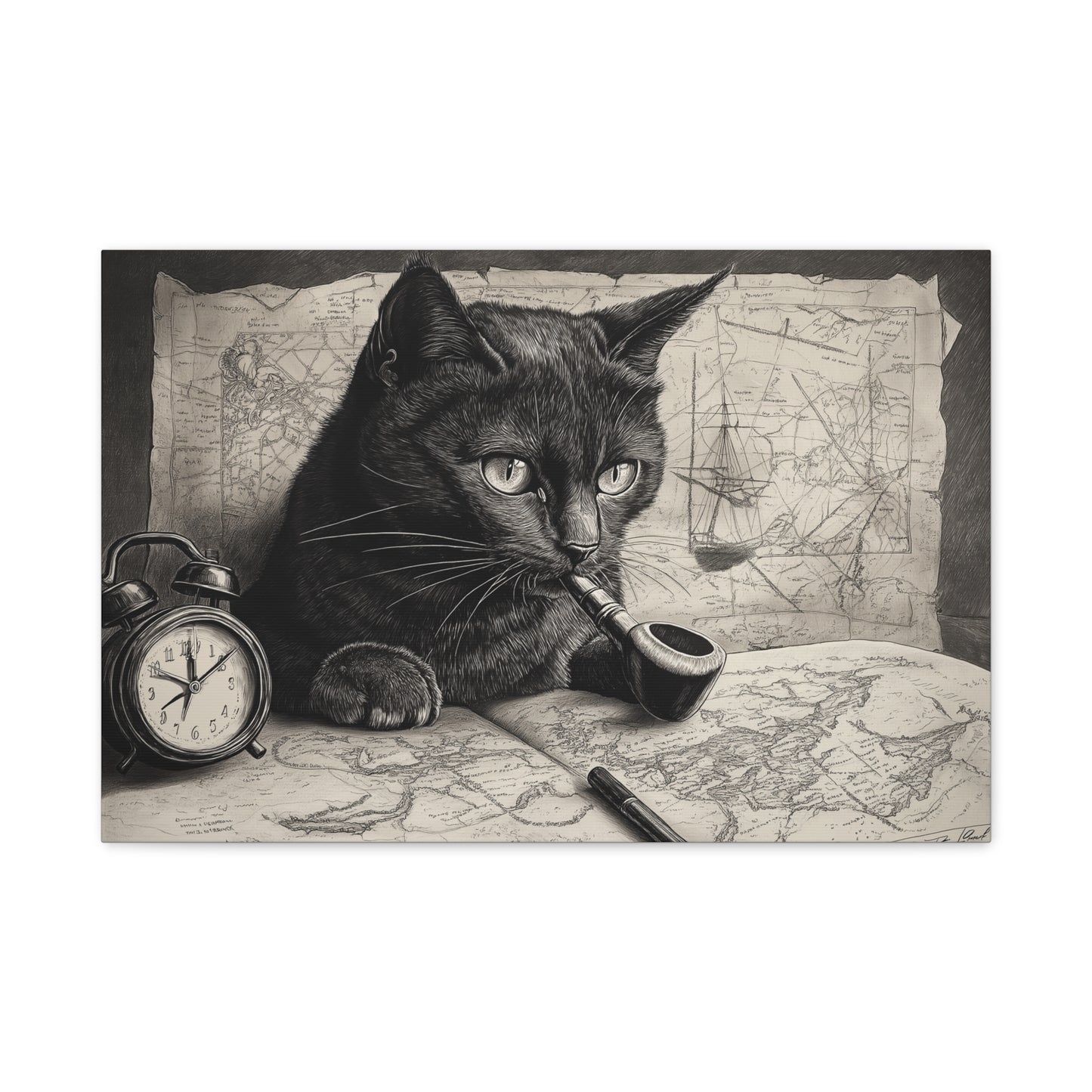 Chat Explorateur: Voyage au-delà des Mers