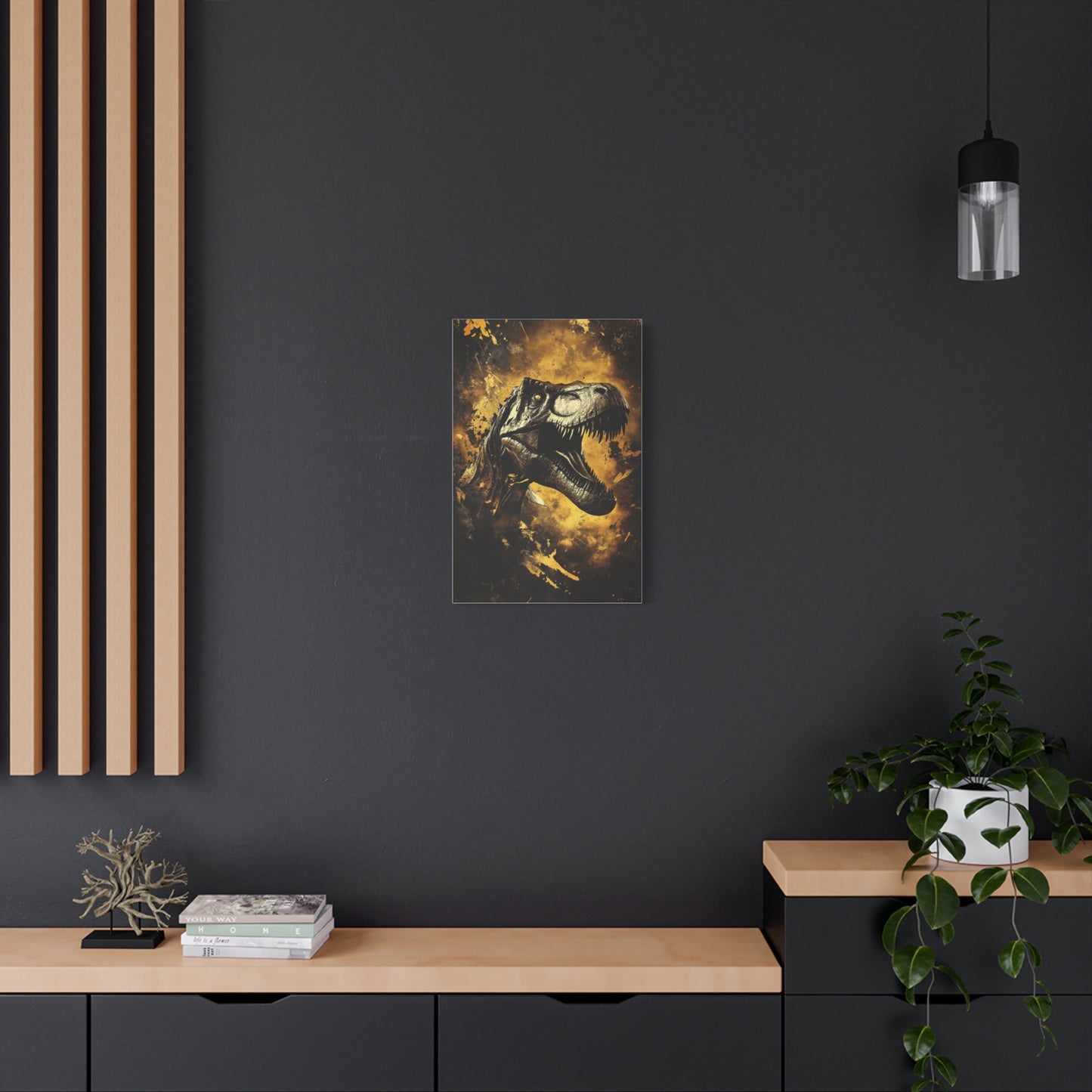 Rugissement Jurassique : Art Primal Chic