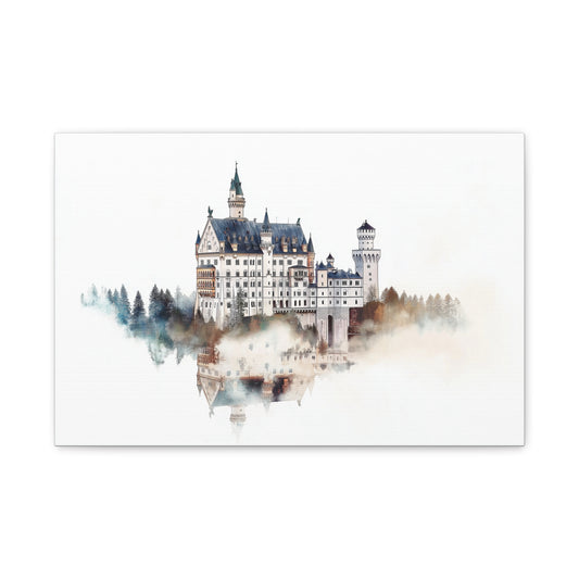 Château de Neuschwanstein au Coeur des Nuages