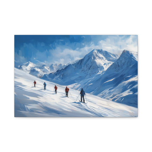 Évasion Alpine : Liberté en Pente Neigeuse