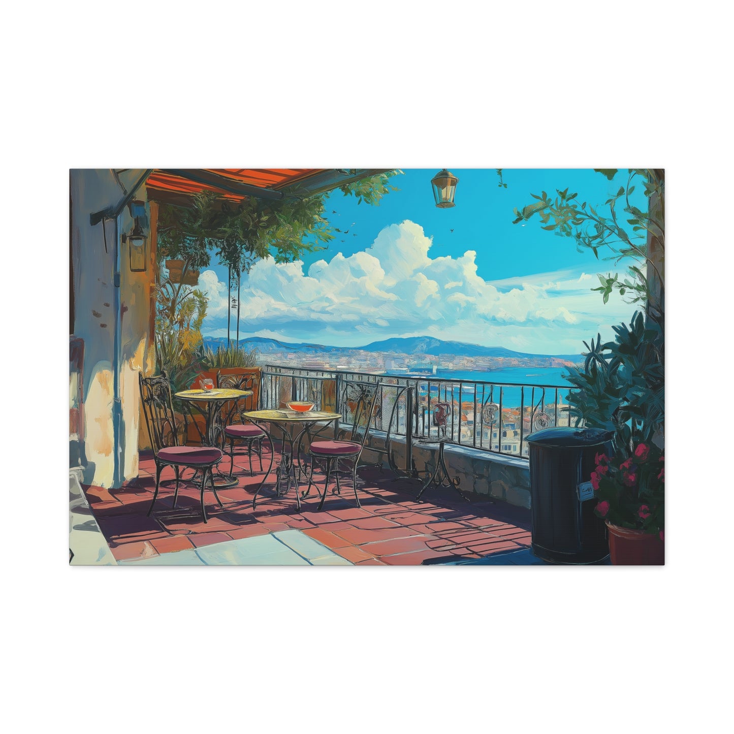Évasion méditerranéenne sur votre terrasse
