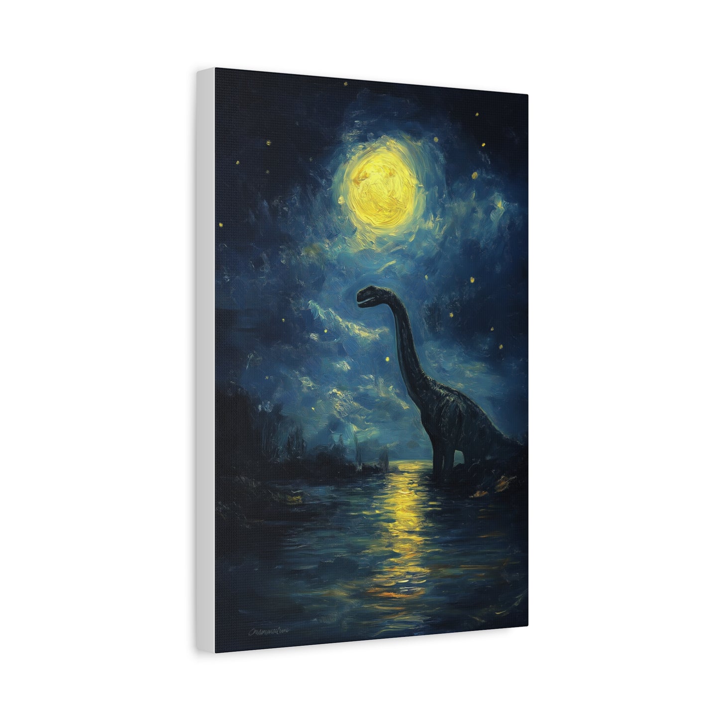 Sous la Lune, le Géant Éveille sa Nuit