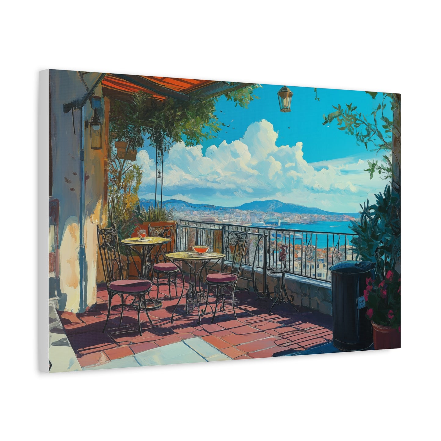 Évasion méditerranéenne sur votre terrasse