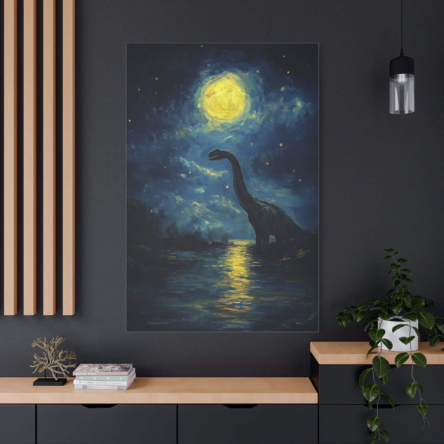 Sous la Lune, le Géant Éveille sa Nuit