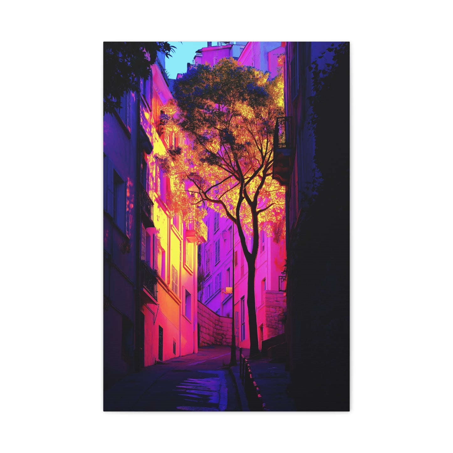 Éclat de Couleurs Urbaines dans les Rues du Panier