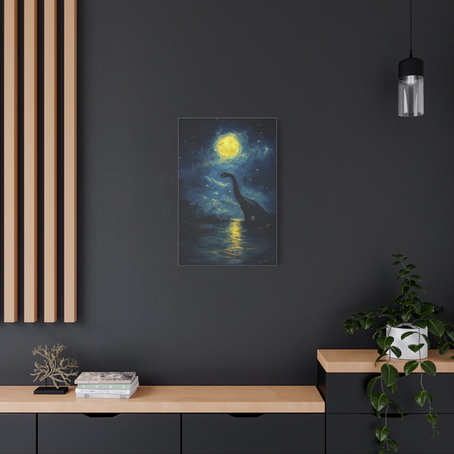 Sous la Lune, le Géant Éveille sa Nuit