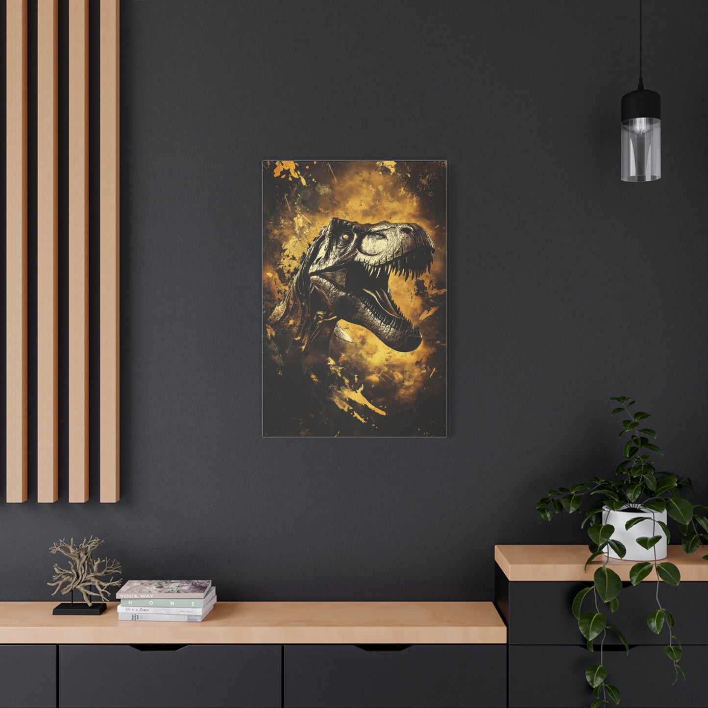 Rugissement Jurassique : Art Primal Chic