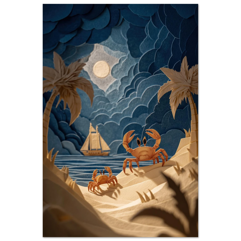 Les Crabes du Ciel Ouvert - œuvre