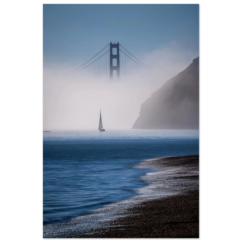Le Golden Gate dans la Brume - œuvre