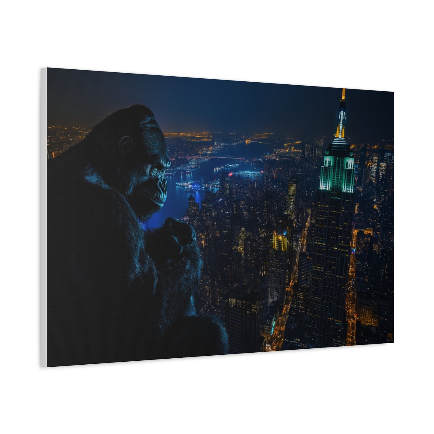 King Kong sur la Skyline Nocturne