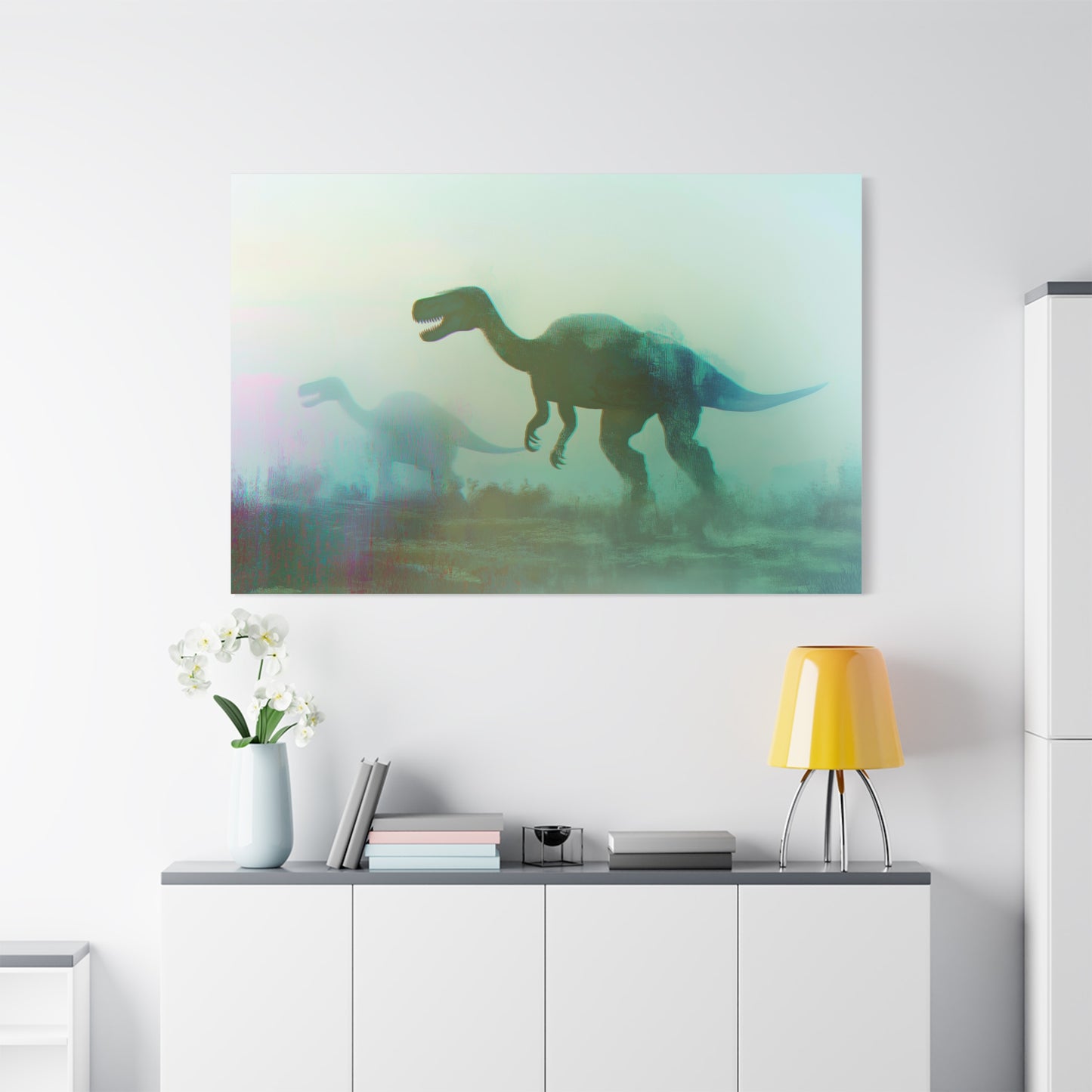 Dinosaures Fantastiques En Pleine Action