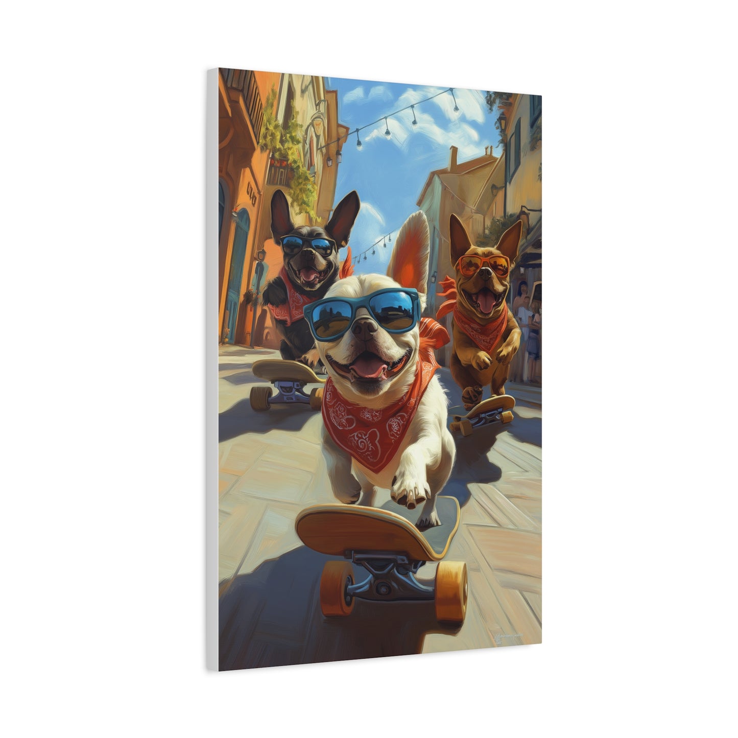 Chiens Skateurs : Aventure et Sourires !