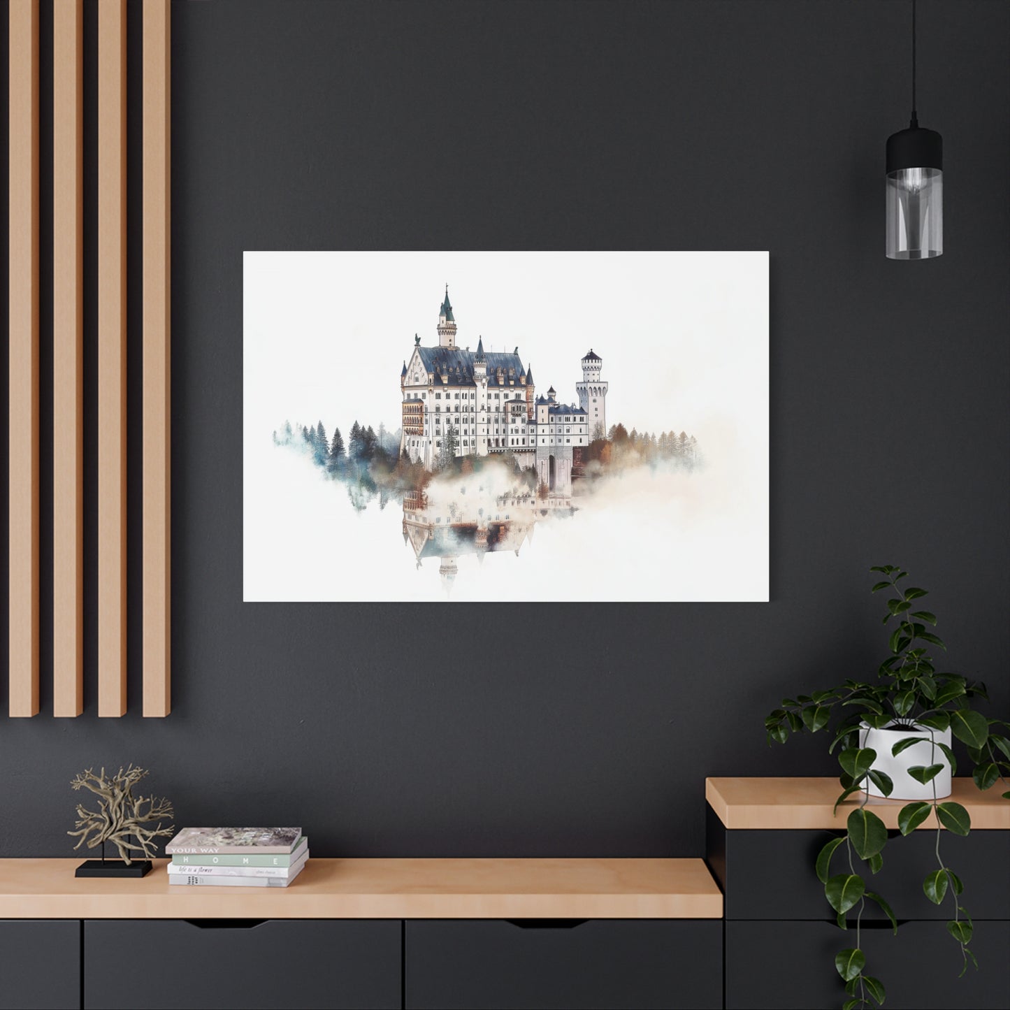 Château de Neuschwanstein au Coeur des Nuages