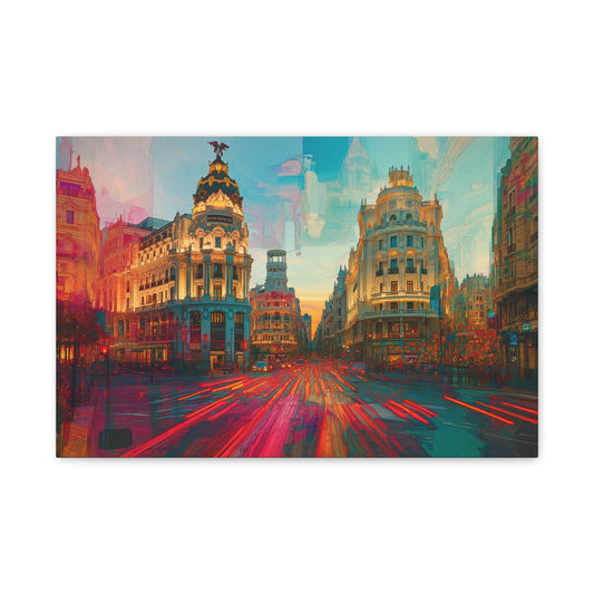Sérénité Électrique sur la Gran Vía de Madrid