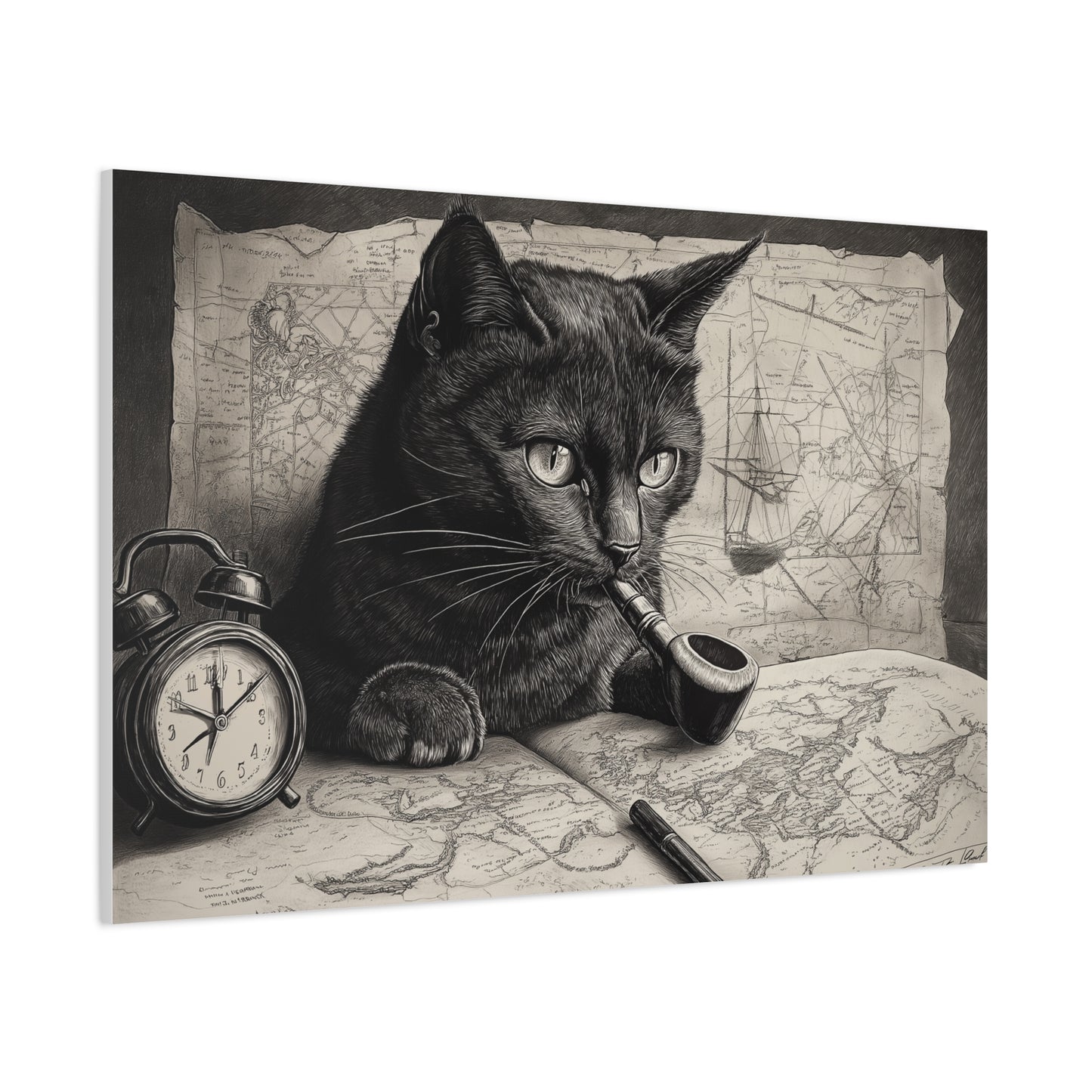Chat Explorateur: Voyage au-delà des Mers