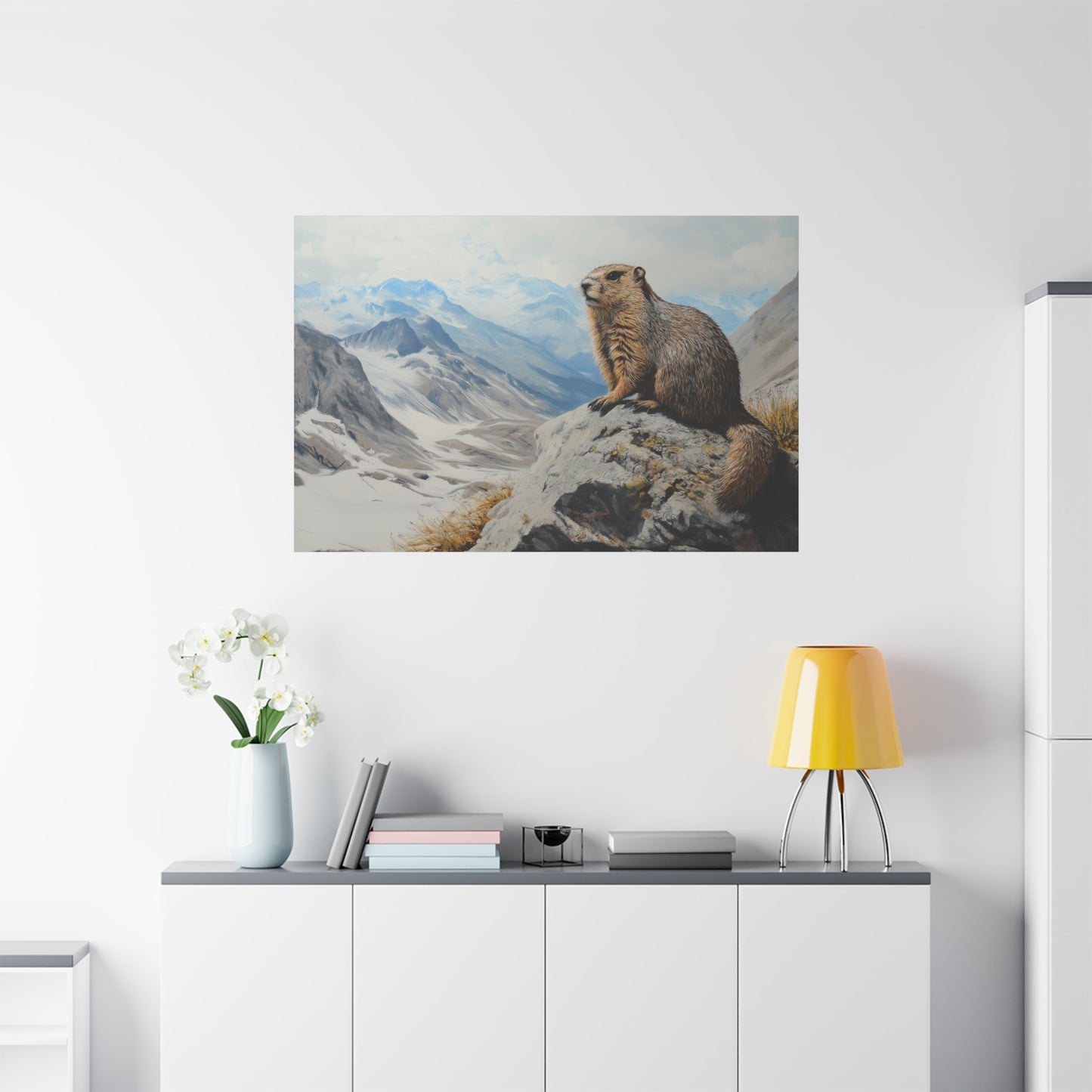 Marmotte Majestueuse des Sommets Alpins