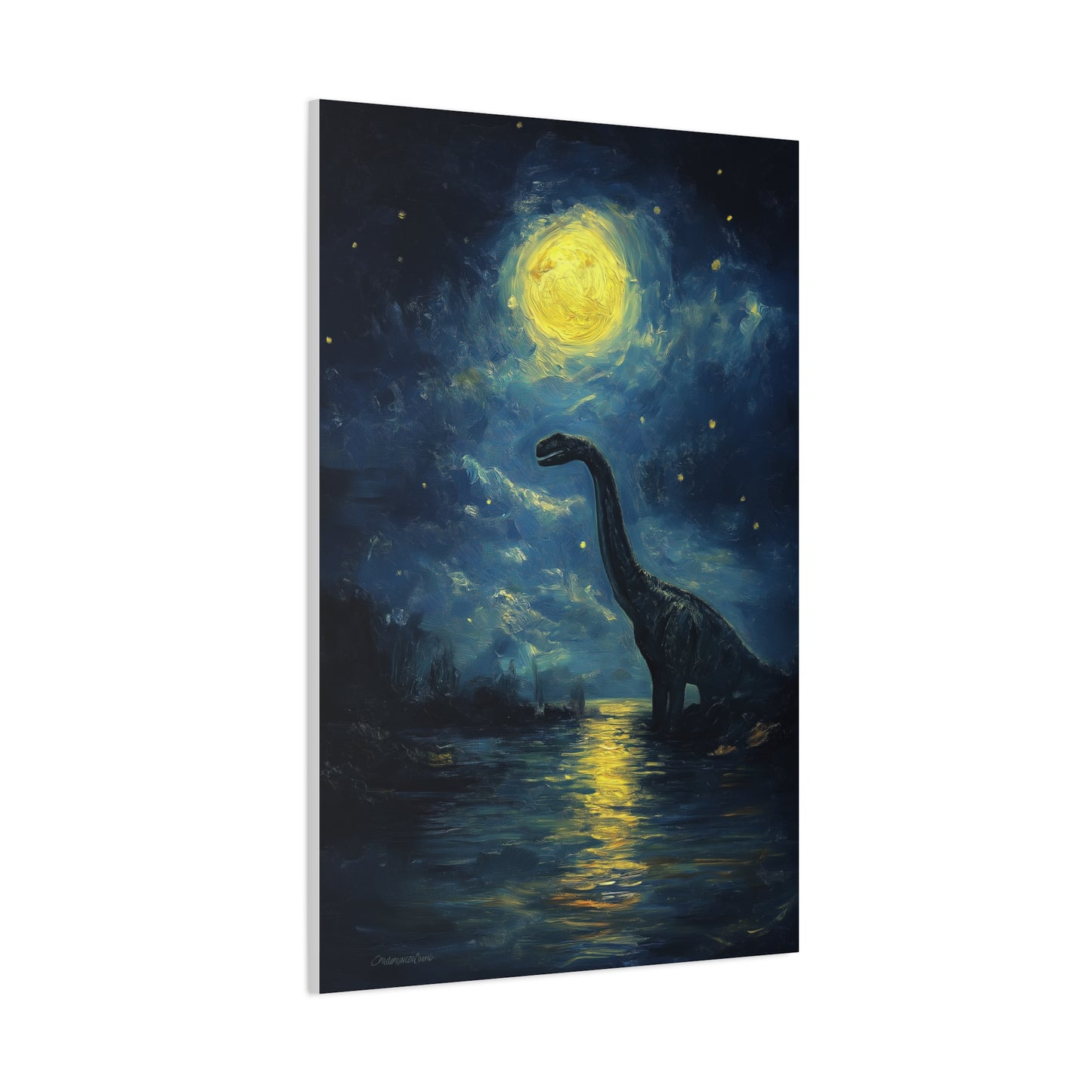 Sous la Lune, le Géant Éveille sa Nuit