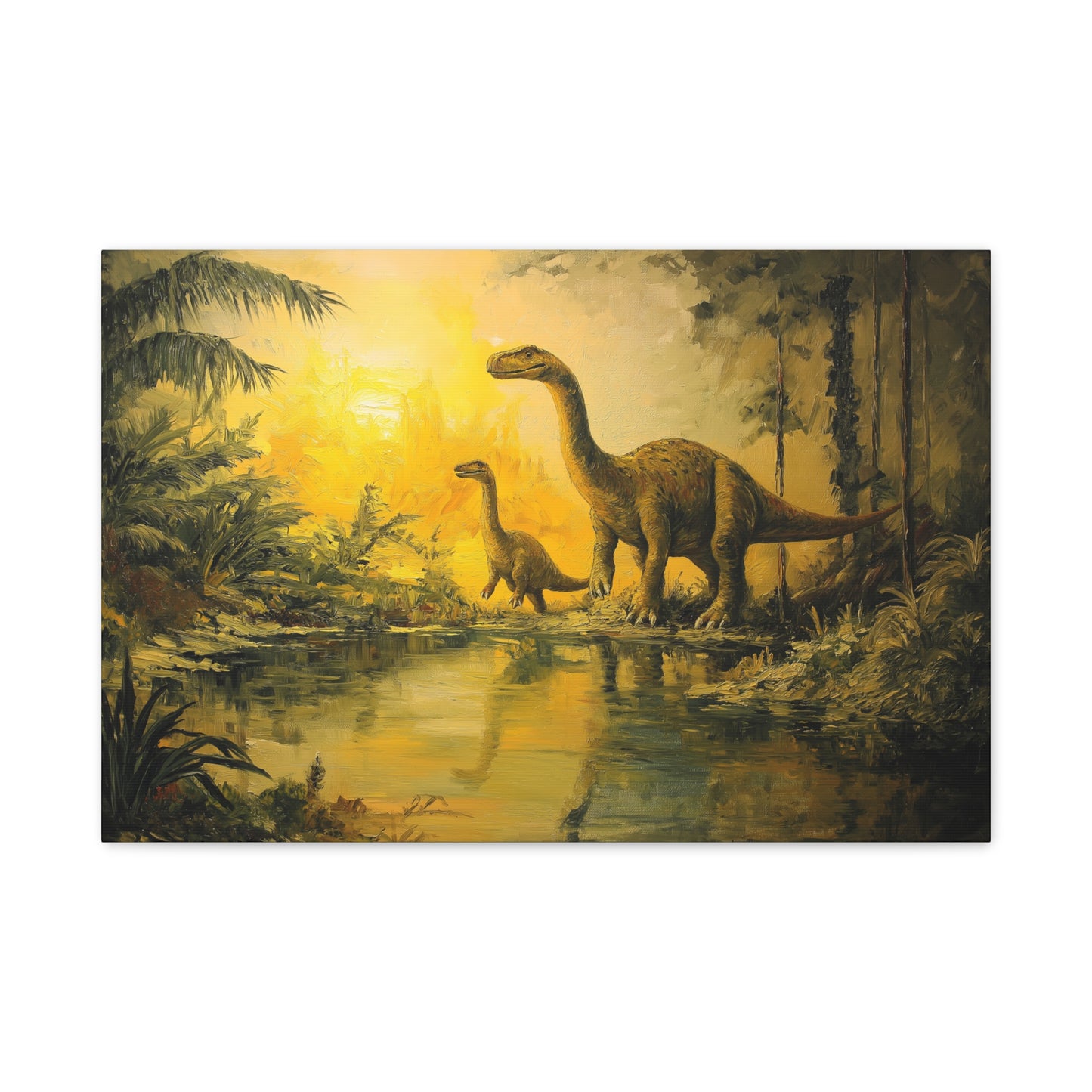 Éveil Jurassique au Lever du Soleil