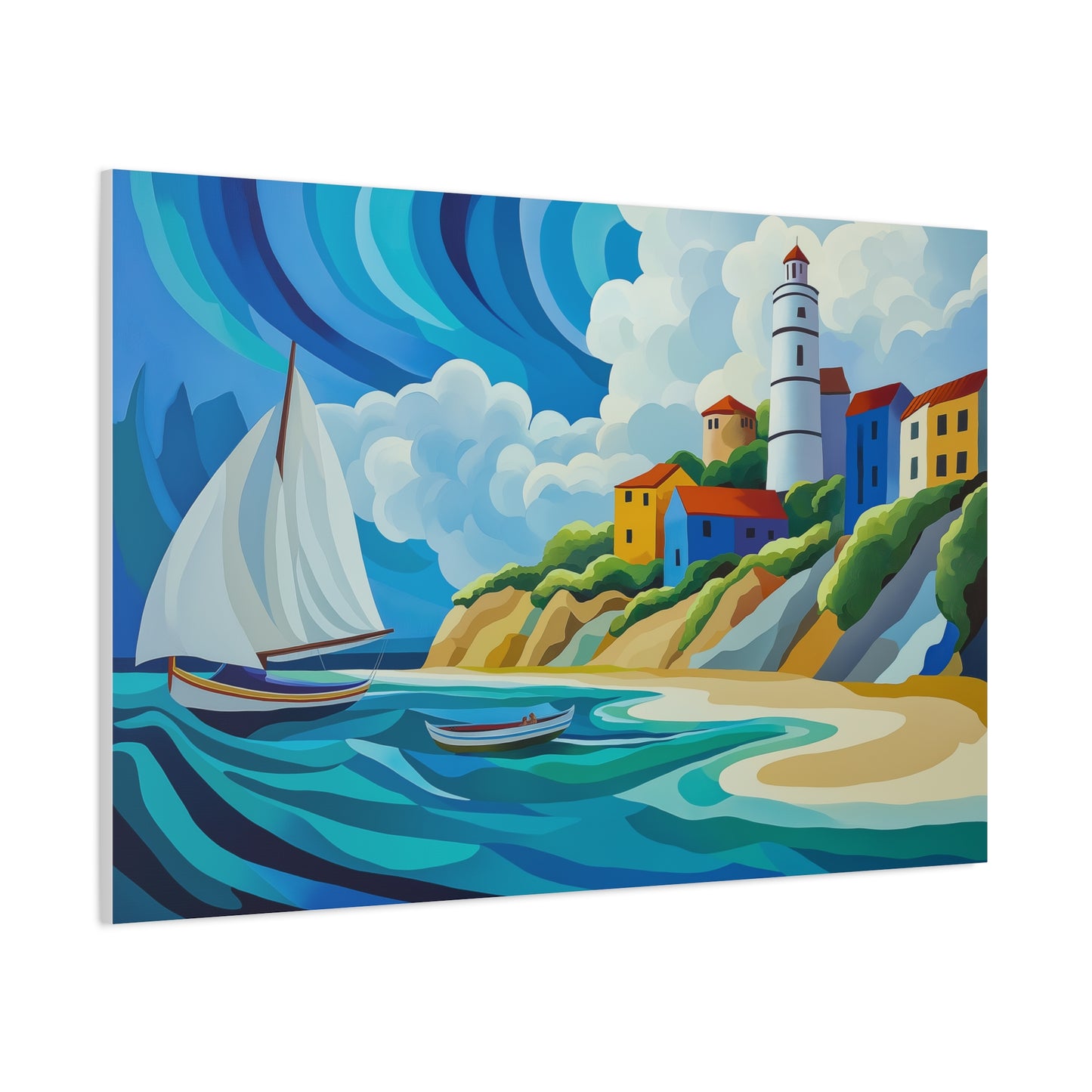 Évasion Maritime en Couleurs Vibrantes