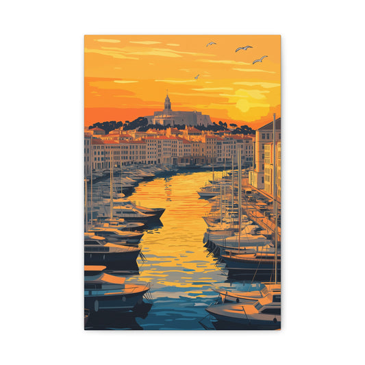 Coucher de Soleil sur le Port