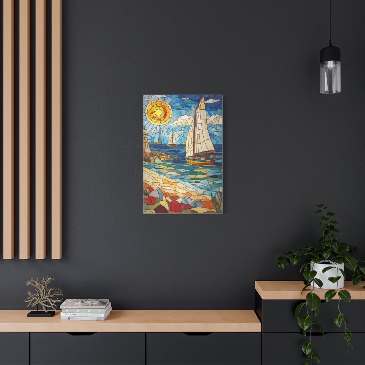 Évasion Marine en Verre Coloré
