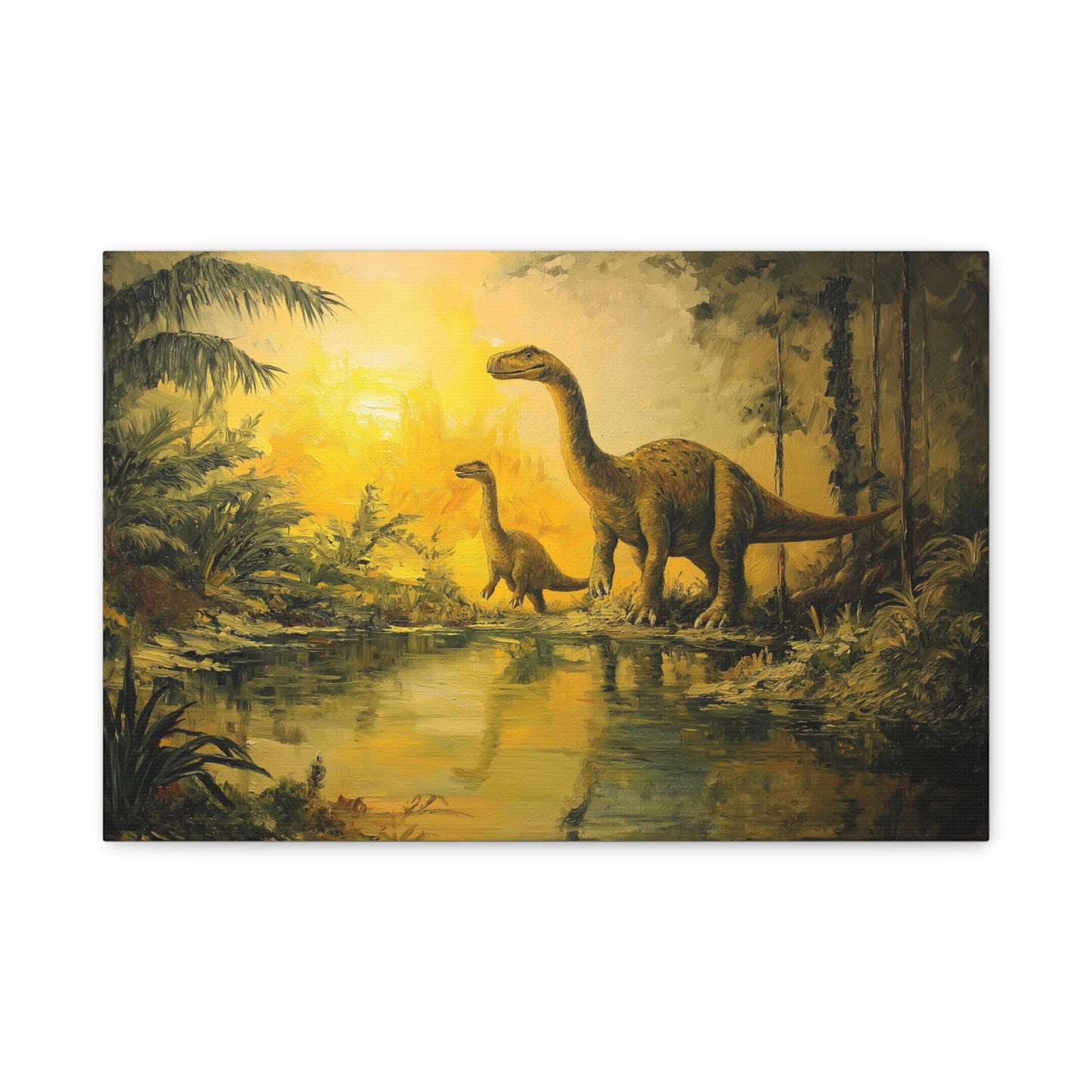 Éveil Jurassique au Lever du Soleil