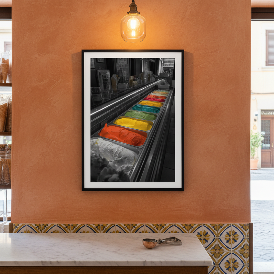 Arc-en-Ciel de Gelato Artisanal