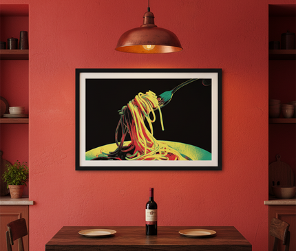 Ballet de Spaghetti sur Fourchette