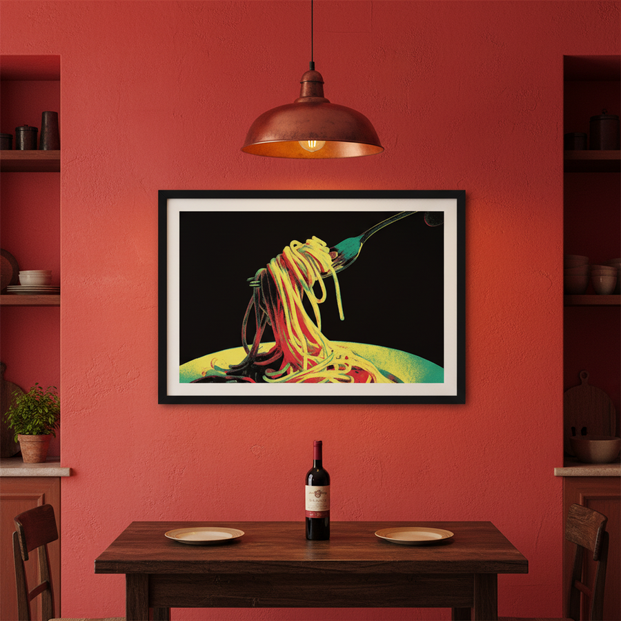 Ballet de Spaghetti sur Fourchette