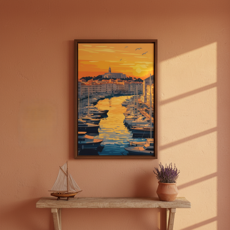 Chemin d'Or sur le Port