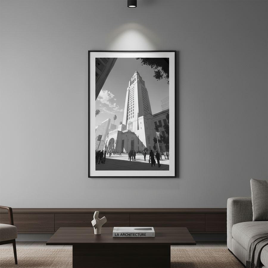 City Hall en Noir et Blanc