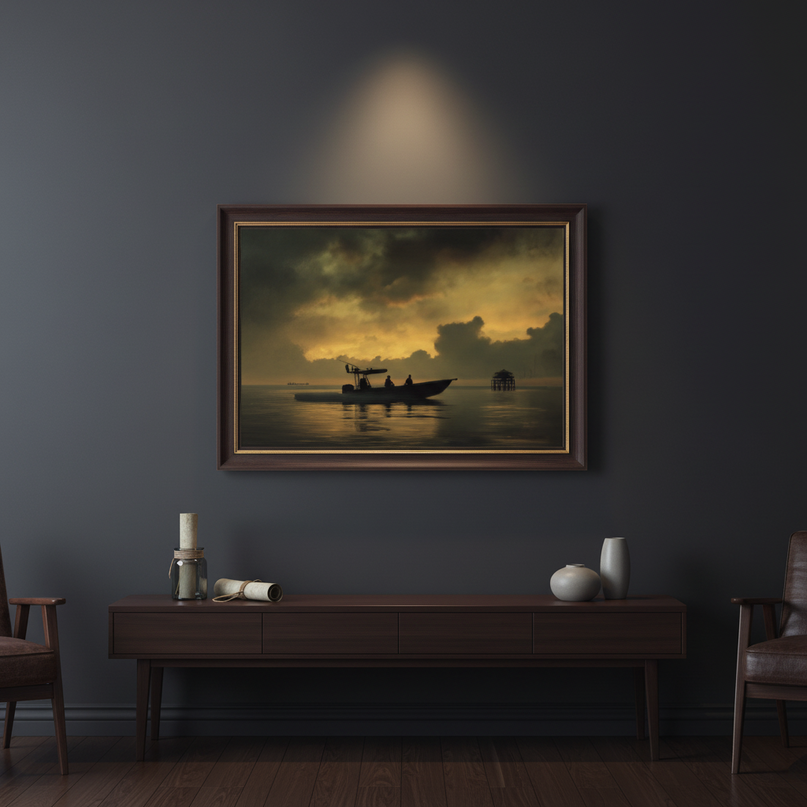 Crépuscule de Stiltsville