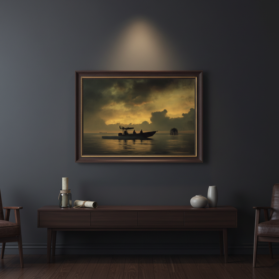 Crépuscule de Stiltsville