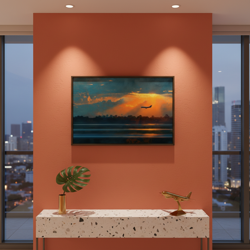 Décollage au-dessus de Miami