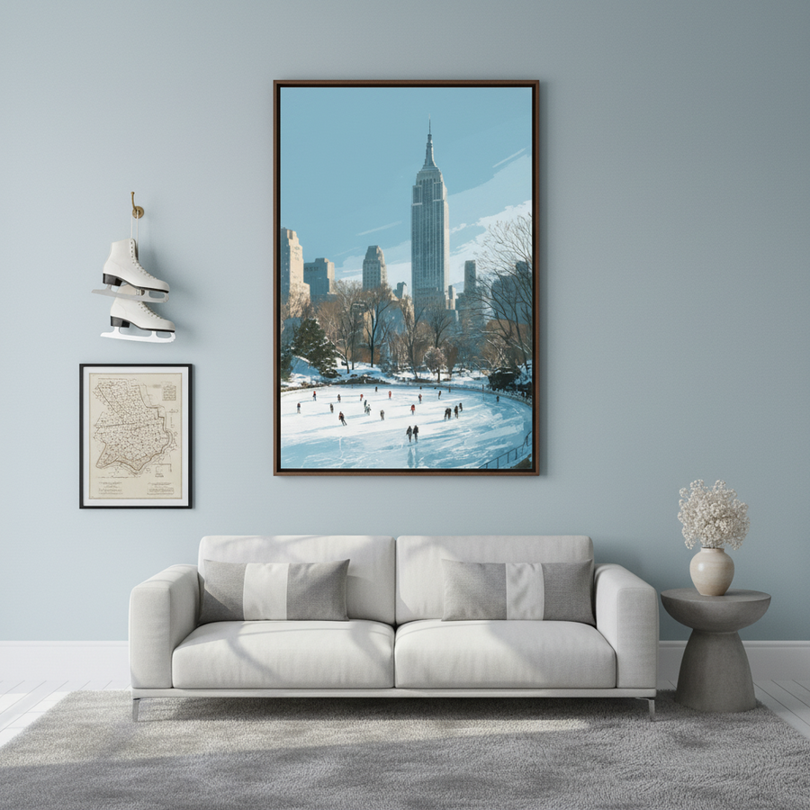Glace sous les Tours