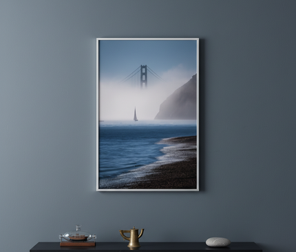 Le Golden Gate dans la Brume
