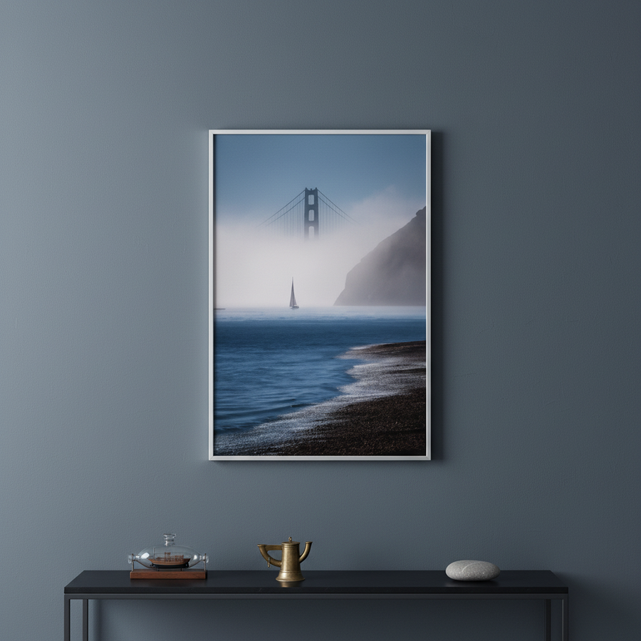 Le Golden Gate dans la Brume