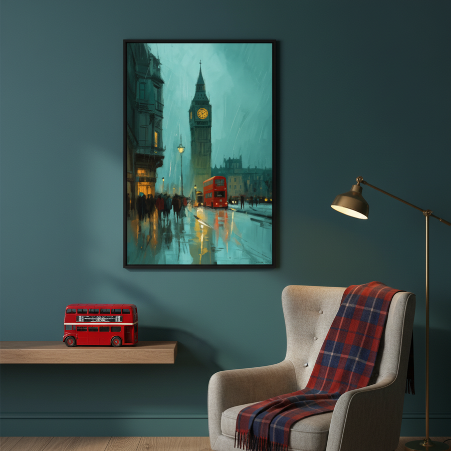 Mélancolie Pluvieuse à Westminster
