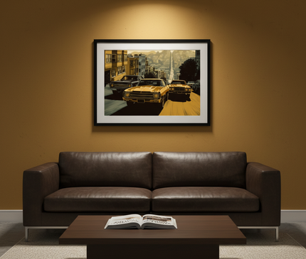 Muscle Cars Dorés