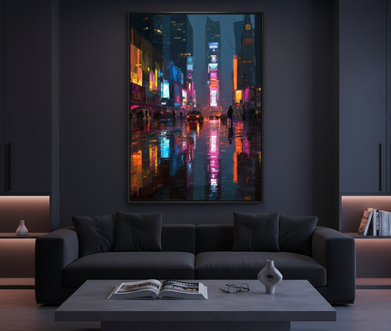 Néons et Reflets de Times Square