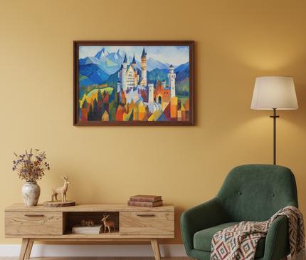 Neuschwanstein en Mosaïque de Lumière