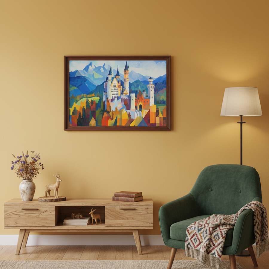 Neuschwanstein en Mosaïque de Lumière