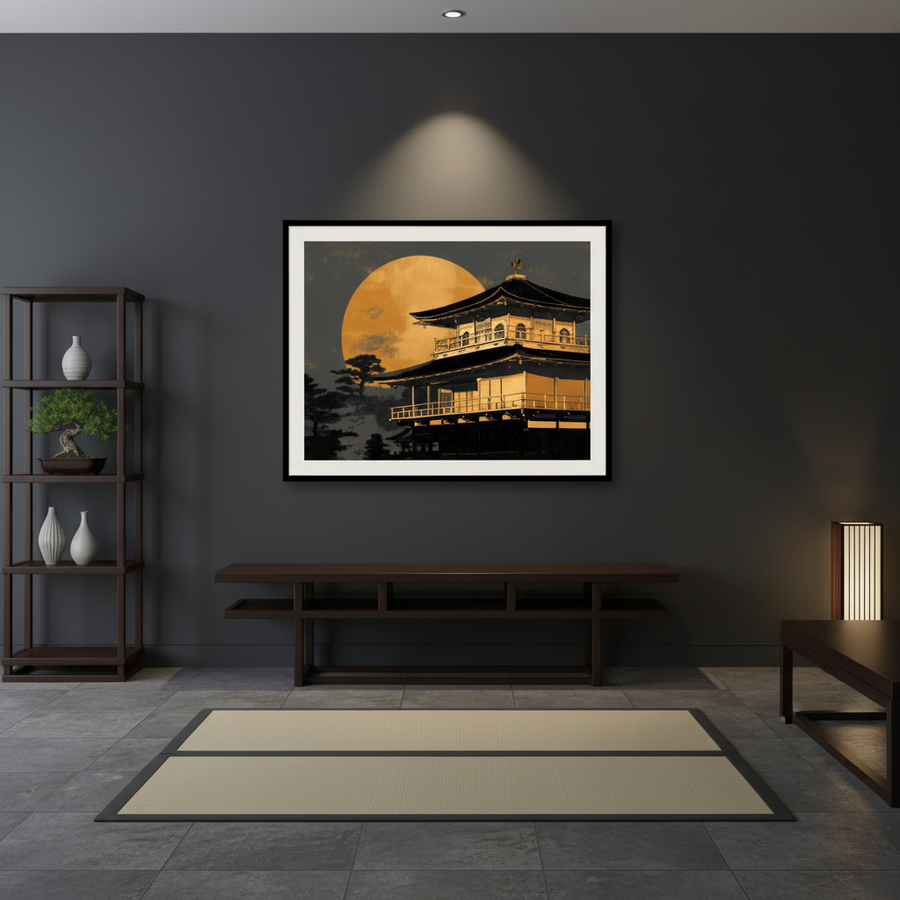 Nuit d'Or au Kinkaku-ji