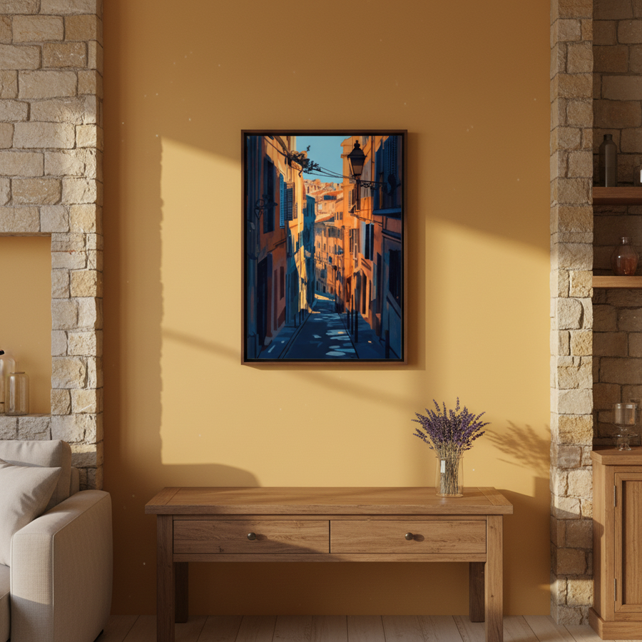 Ombre et Lumière dans les Ruelles du Panier